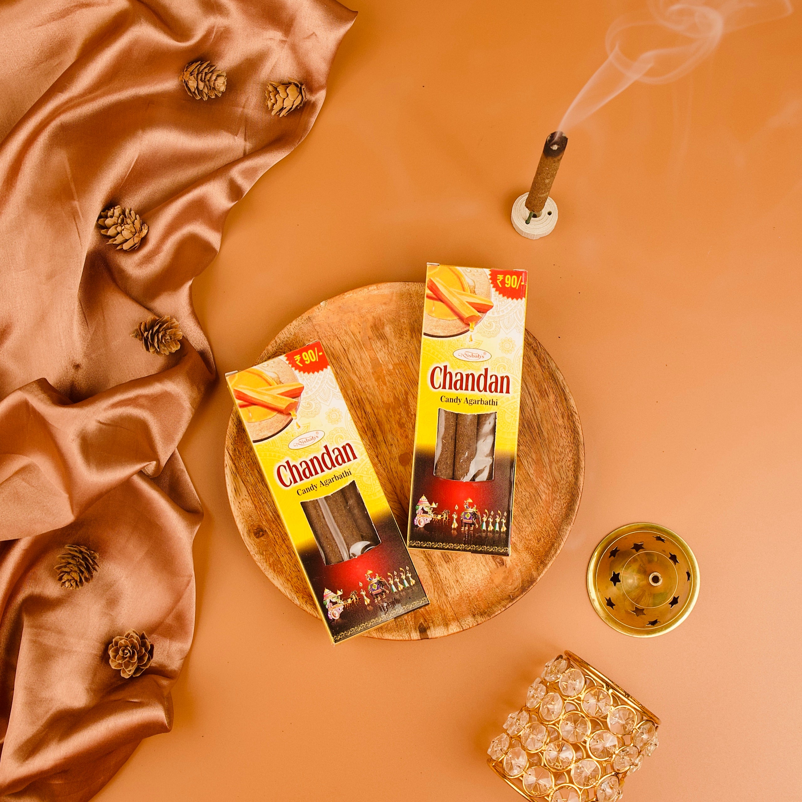 Candy Incense Sticks - Chandan (Pack of 6)