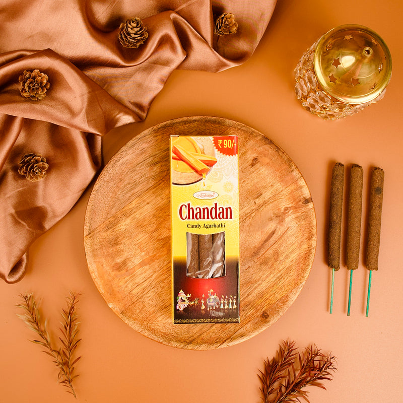 Candy Incense Sticks - Chandan (Pack of 6)